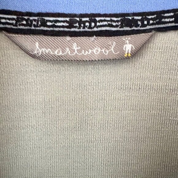 Smartwool PhD Full Zip Merino Wool Nylon Lightweight Jacket - Blue Black - M - Picture 9 of 14